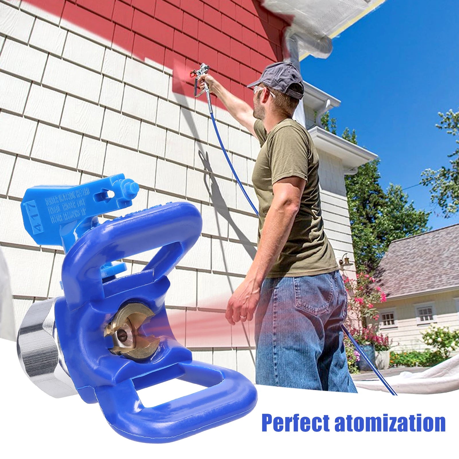 Airless Paint Nozzles Reversible Spraying Machine Tips Sprayer Nozzle