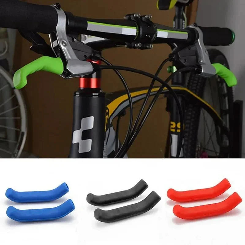 Bike Brake Lever Covers – Anti-Slip Silicone Gel Sleeve Pair