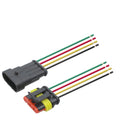 4 5 6 Way Male Female Wire Harness 1P 2P 3P 4P 5P Adapter Electrical Zpaxo 4P
