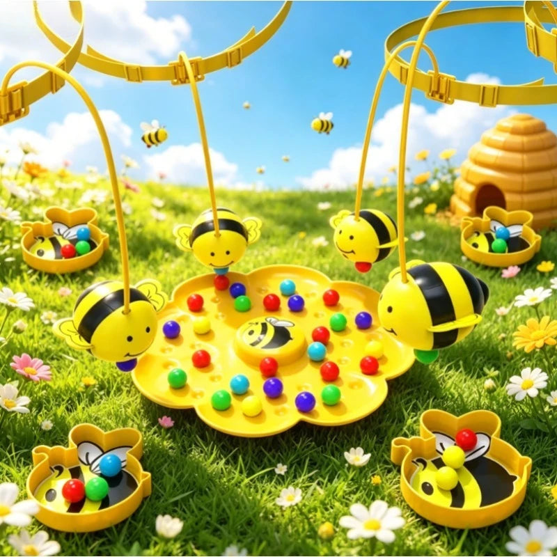 Little Bumblebee Multifunctional Board Game Puzzle Fishing Toys