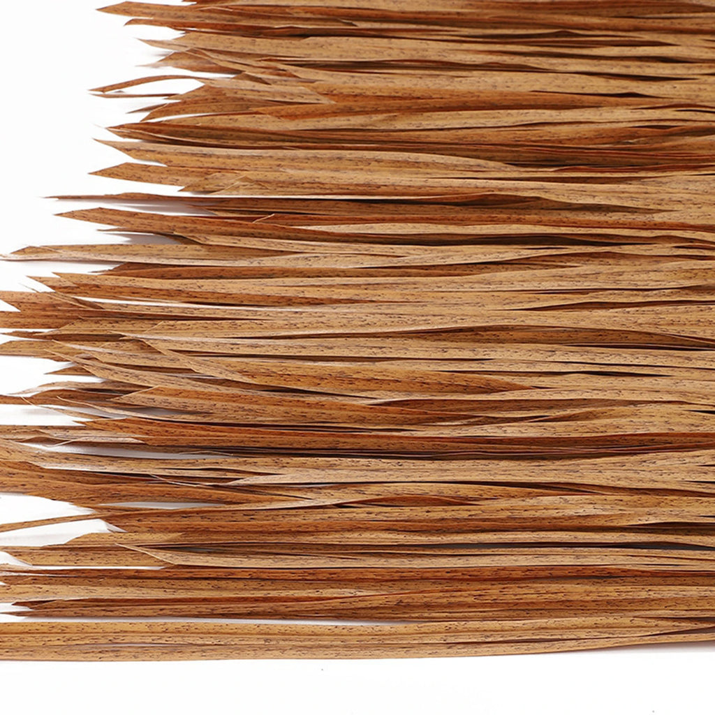 Grass Artificial Thatch Roofing for Outdoor Garden Patio Umbrella Cover 1mx50cm Straw Roof Thatch Simulation Panel Palm Thatch Zpaxo