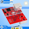 Mini W5100 LAN Ethernet Shield Network Board Module R3 W5100 3.3V 5v Compatible For Arduino Ethernet Mega 2560 Mega2560 Zpaxo Default Title