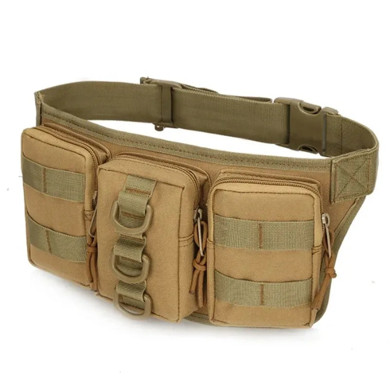 Men's Tactical Waist Bag System Hands-free Outdoor Camping Hiking