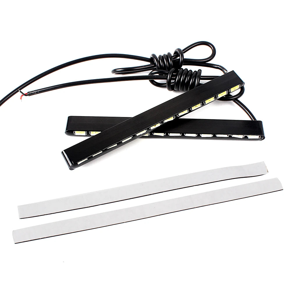 Led Strip Daytime Running Lights Fog Light Daylight 12 LEDs 7030