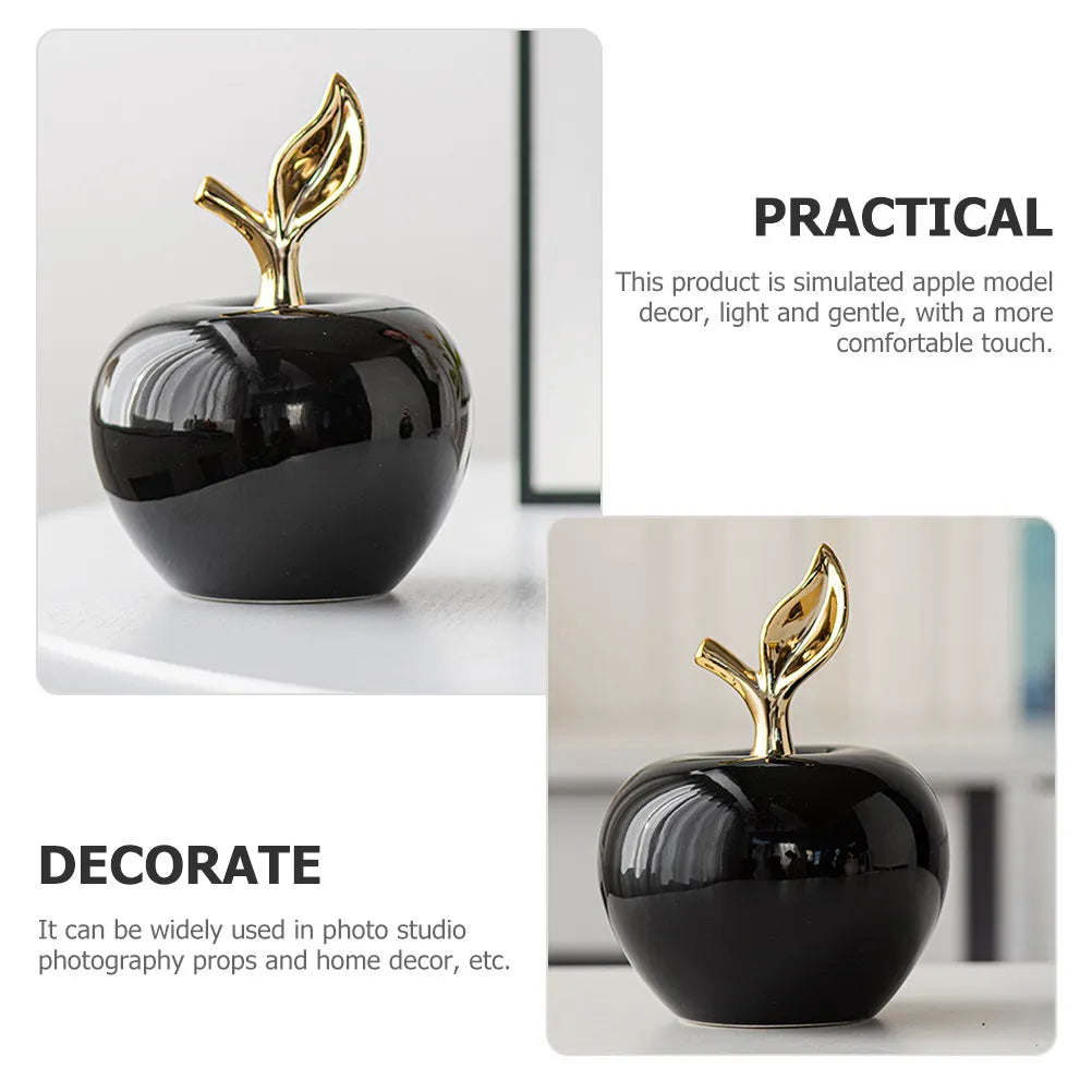 Lifelike Small Ceramic Statue Decorative Ornament Christmas Xmas