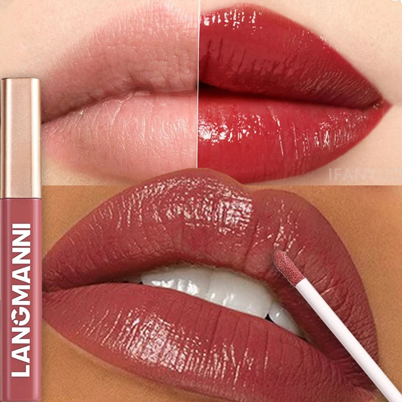 12 Colors Matte Lip Gloss Waterproof Long-lasting Velvet Non-drying