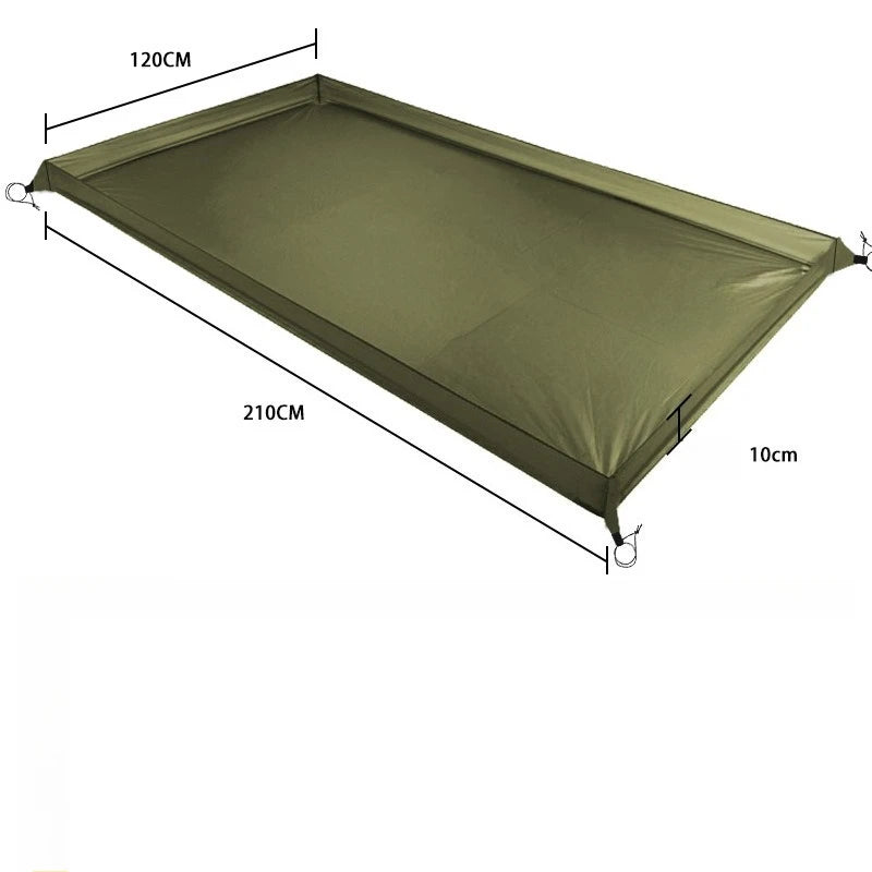 Camping moisture-proof mat bath basin mat all over the ground cloth thickened waterproof rainproof and wear-resistant floor mat Zpaxo Oxford cloth
