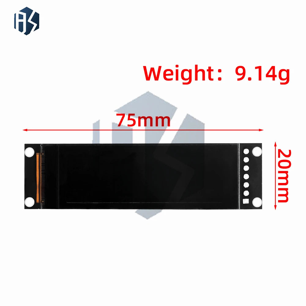2 08 OLED Display Module 256 64 White Screen SH1122 Driver 25664 LCM Zpaxo