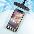 Waterproof Phone Case Swimming Water Proof Bag Universal Underwater Phone Protector Pouch Cover For iPhone 11 12 13 14 15 16 Pro Zpaxo black