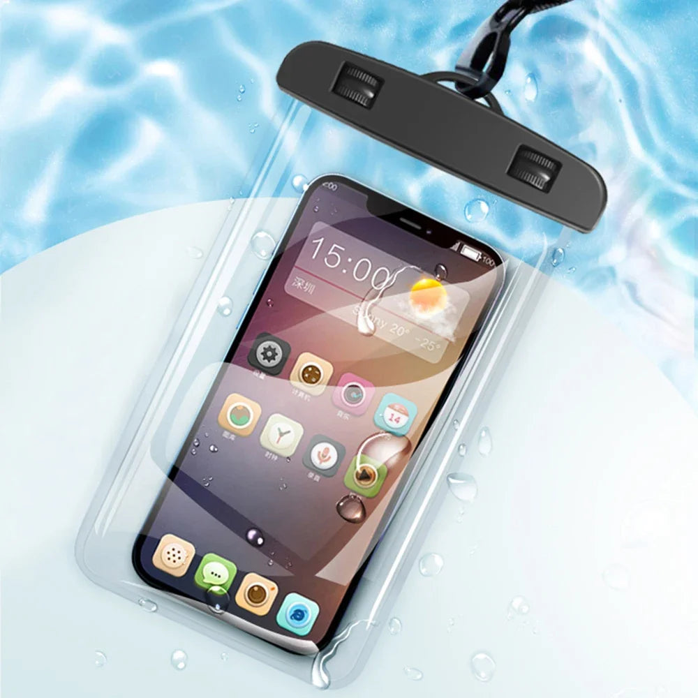 Waterproof Phone Case Swimming Water Proof Bag Universal Underwater Phone Protector Pouch Cover For iPhone 11 12 13 14 15 16 Pro Zpaxo black