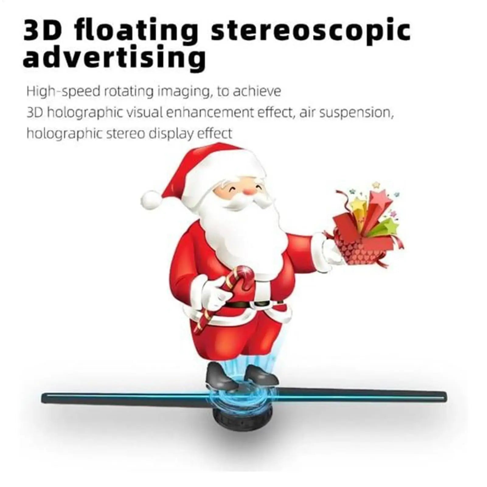 Hologram Fan 16 5-Inch Plug Video Projector LED 3D WIFI App Control