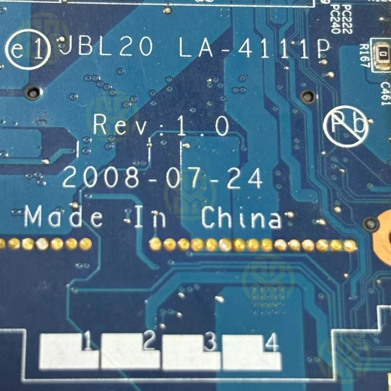 JBL20 LA-4111P 510567-001 Motherboard HP CQ40-109AU Laptop