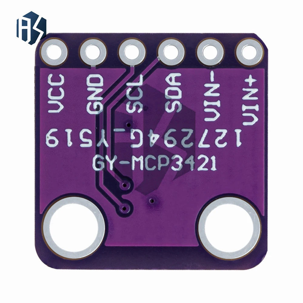 MCP3421 I2C Delta-Sigma ADC Evaluation Module - SOT23-6 Board for PICkit Serial Analyzer (Model: GY-MCP3421) Zpaxo