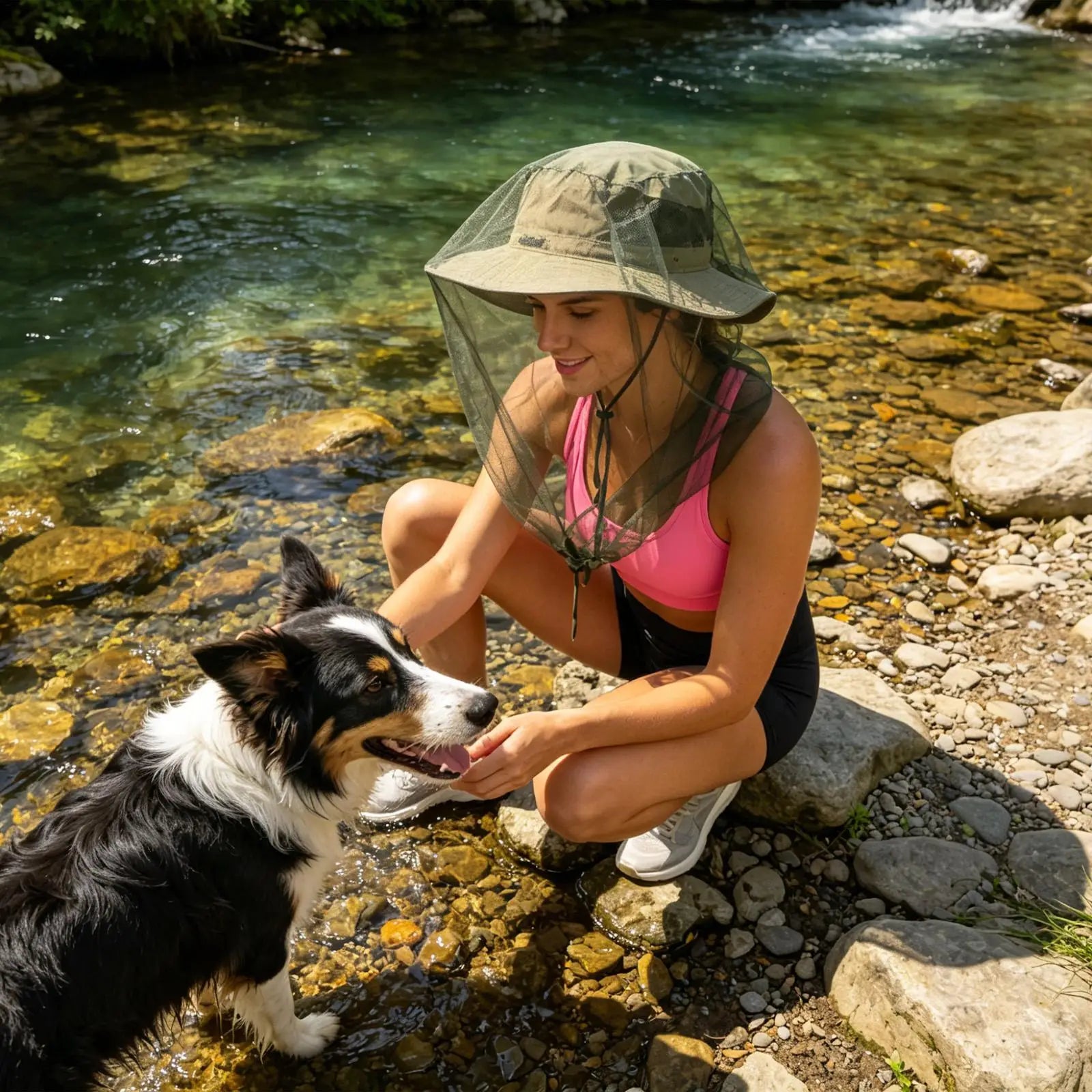 Outdoor Head Face Mask Hat Net Cover Anti-mosquito Mosquito Cap