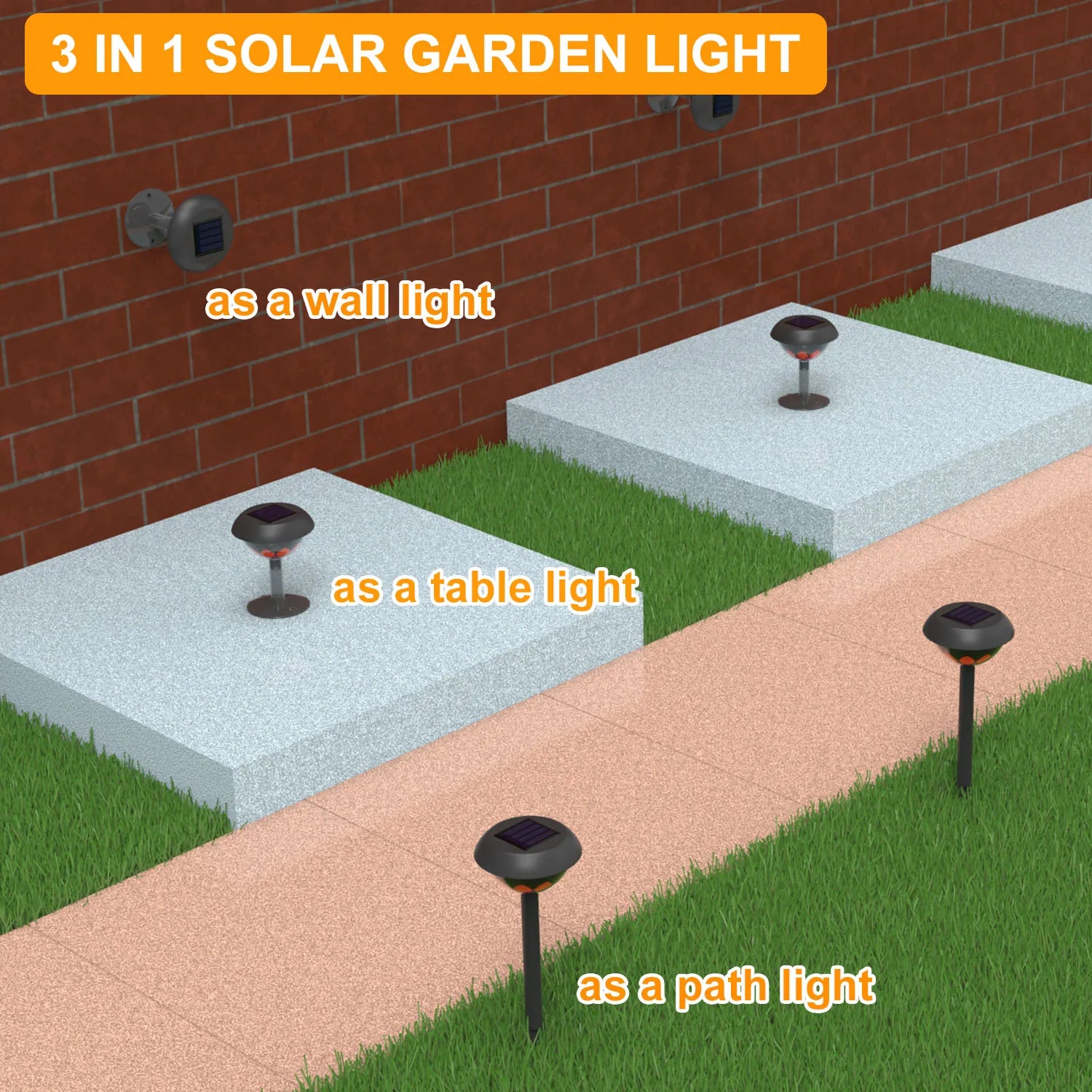 LED Solar Garden Projection Lights Outdoor Waterproof Solar Landscape Spotlights Yard Patio Path Solar Courtyard Lamp Decor Zpaxo