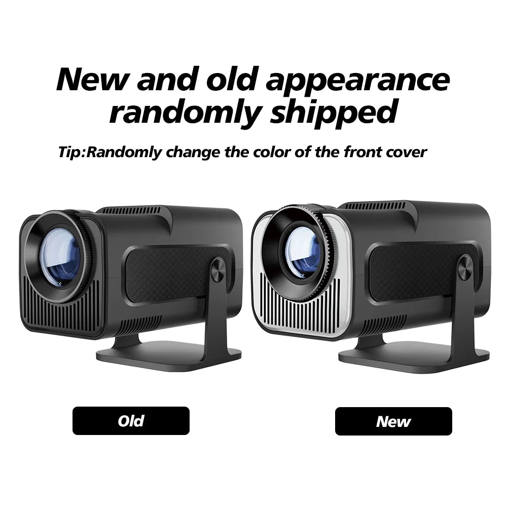 HY320 Mini Projector Android11 H713 Wifi6 320ANSI Native 1280 720P Zpaxo hy320mini EU Plug
