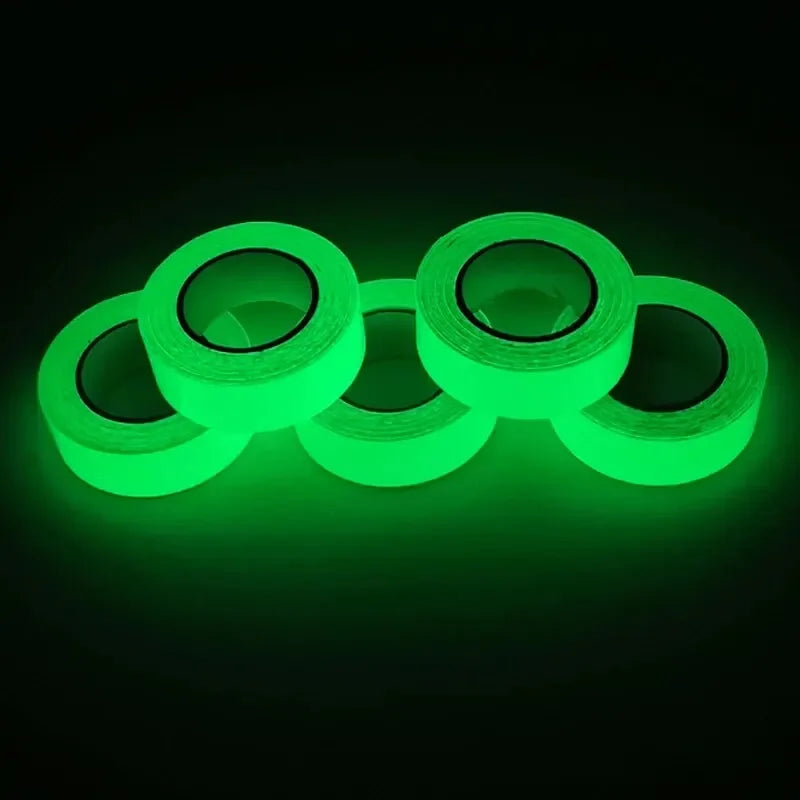 Green Glow Dark Tape Self Adhesive Luminous Fluorescent Sticker Wall
