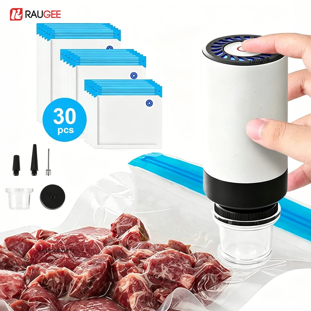 Vacuum Sealer Pump Automatic Handheld Food Sealing Multi-function
