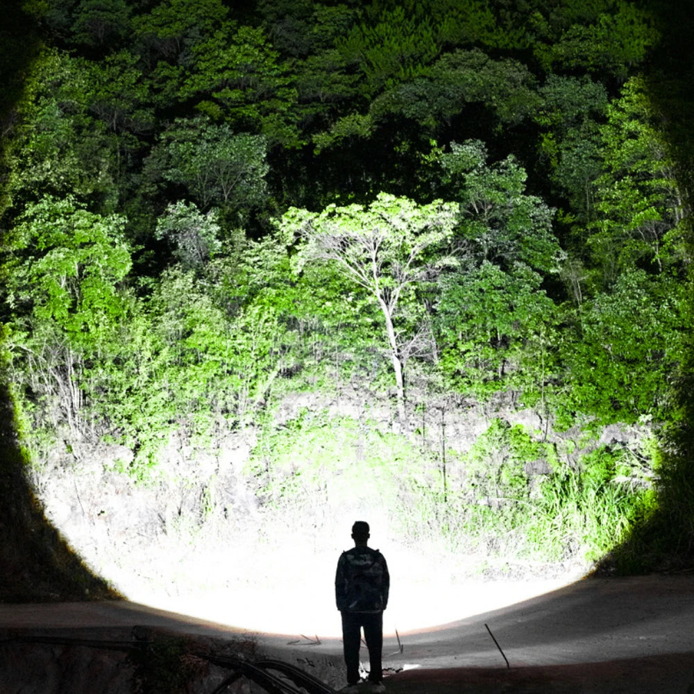 POCKETMAN 30W LED Headlamp USB-C Rechargeable with Zoom Sensor