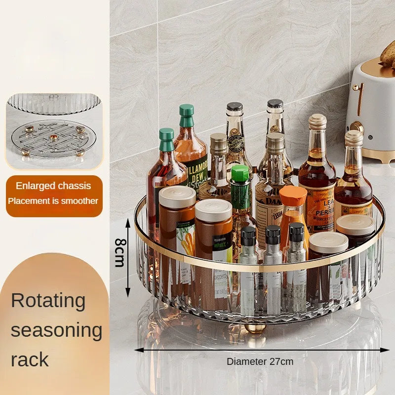 360° Rotating Lazy Susan Organizer – Kitchen & Vanity Storage