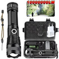 Rechargeable LED Tactical Flashlight – 5 Modes & Zoom