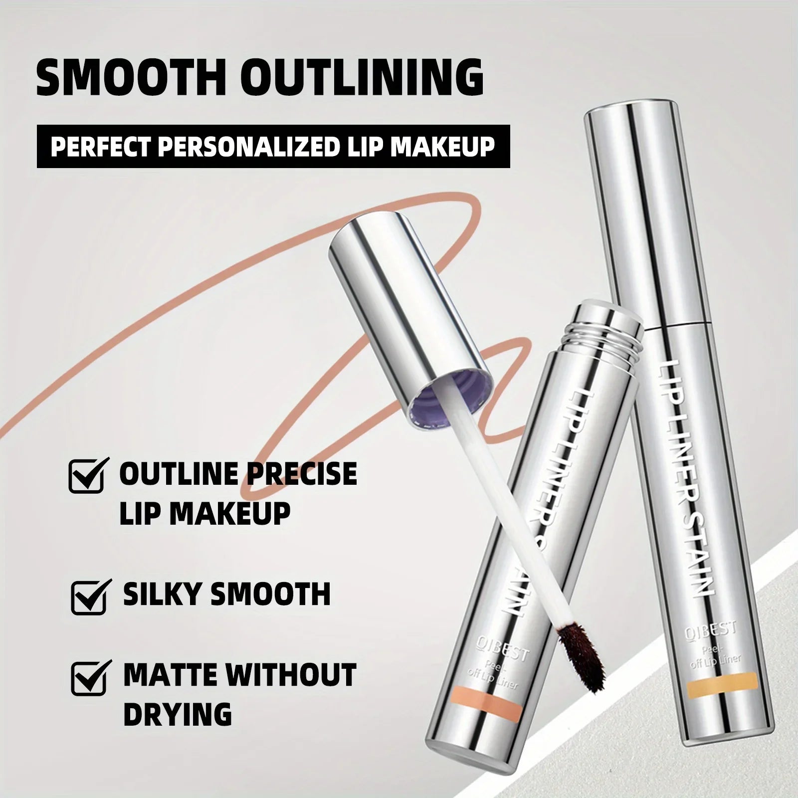 Peel Off Lip Stain. Long Lasting Matte Lip Tattoo, Transfer Proof Lipstain Infused, for All Skin Types. Zpaxo