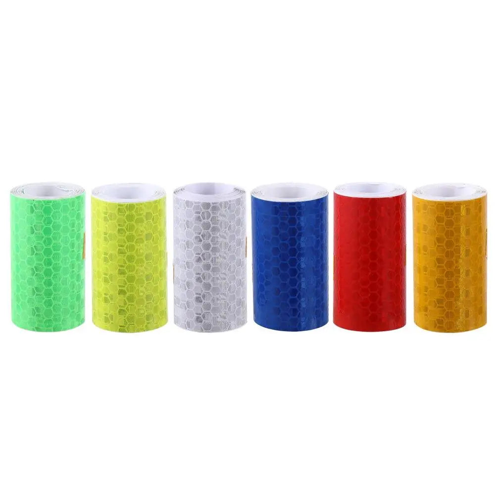Styling Protective Sticker 5*100cm 5*300cm Car Decal Motorcycle Film Reflective Strip Sticker Safety Warning Tape Self Adhesive Zpaxo