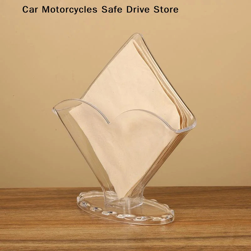 CMAcrylic Tissue Holder Vertical Transparent Commercial Dispenser