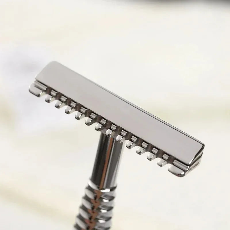 2026 YAQI High Quality Romulus Open Comb Polished 316 stainless Steel AC Blade Single-edged Mens Shaving Safety Razor For Men Zpaxo