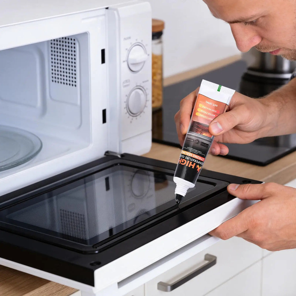 Heat Resistant Glue Temp Silicone Sealant Oven Panel Bonding Adhesive