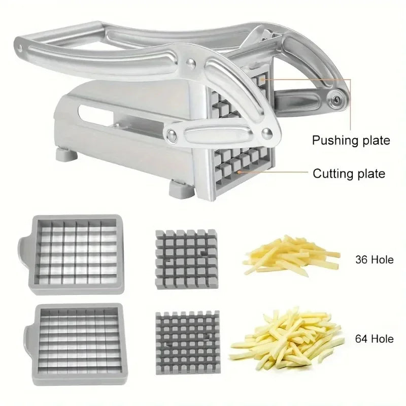 Multifunction Cutting Potato Machine Stainless Steel Cut Manual Vegetable Cutter Tool Potato Cut Cucumber Fruits And Vegetables Zpaxo