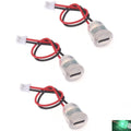 1 3 C Female Socket Jack Connectors Waterproof 2 Wire Pigtail Cable Zpaxo A2 3Pcs