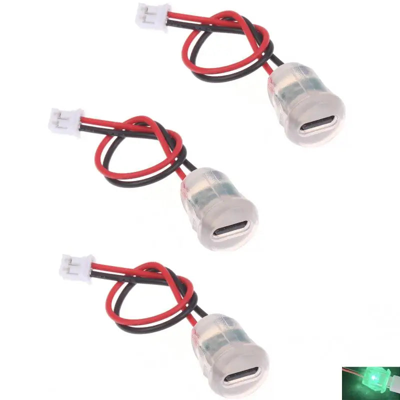1 3 C Female Socket Jack Connectors Waterproof 2 Wire Pigtail Cable Zpaxo A2 3Pcs