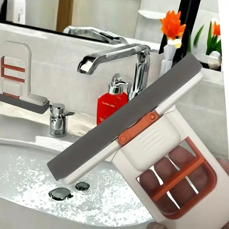2 sets Mini Handheld Mop – Retractable Sponge, for Dry & Wet Cleaning of Kitchen, Bathroom, Tables, Car Zpaxo