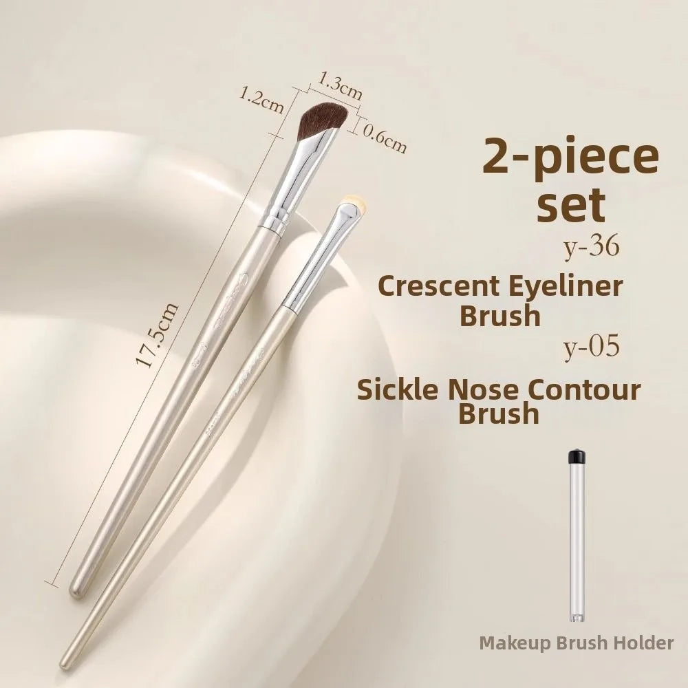 Ultra-fine Blade Tip Crescent Eyeliner Brush Soft Multi-functional Zpaxo Style 03