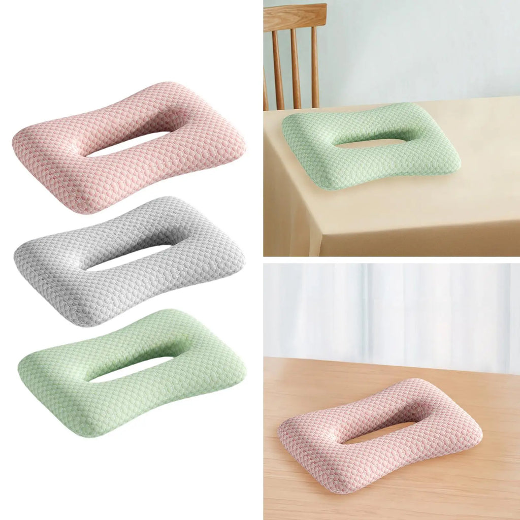 Ear Piercing Pillow Couch Office Ergonomic Design Removable Cover Zpaxo