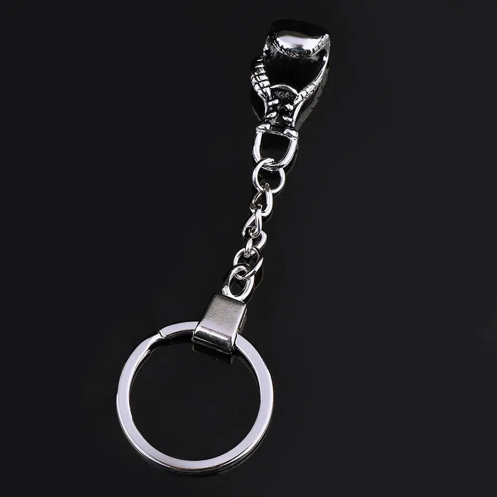 Mini 1PC Cute Metal Alloy Glove Car Dreamed Gift Boxing Gloves Keychain Keyfob Key Ring Zpaxo