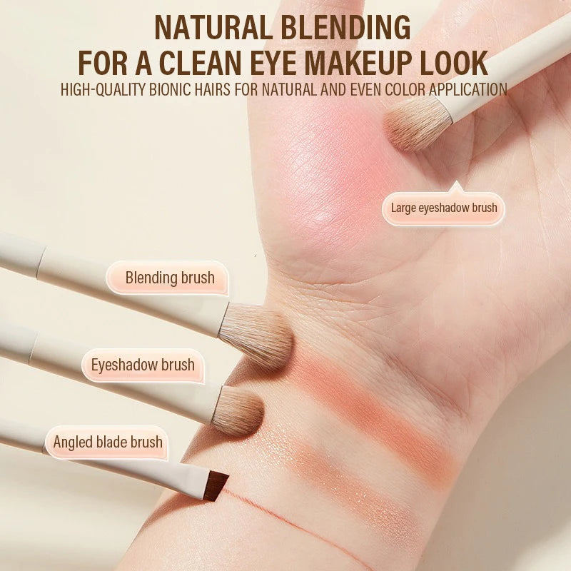 5/7/10/12pcs Professional Makeup Brushes Tools Set White Eyeshadow Eyeliner Foundation Brush Women Facial Beauty Cosmetic Tool Zpaxo