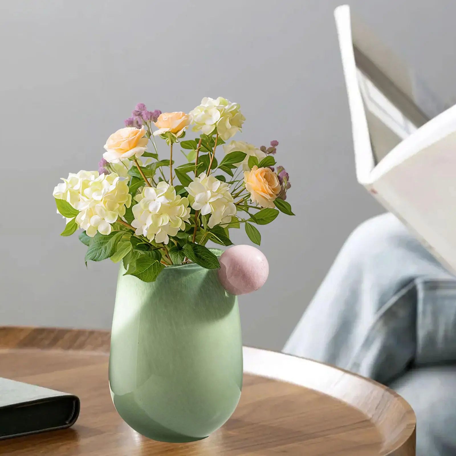 Elegant Glass Flower Vase – Minimalist Desktop Centerpiece Decor Glass Flower Vase Zpaxo