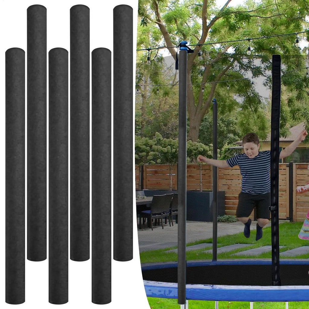 Trampoline Pole Protector Foam Sleeves Trampoline Pole Cover Tubes Padding Replacement Sturdy Secure for Safe Outdoor Bouncing Zpaxo