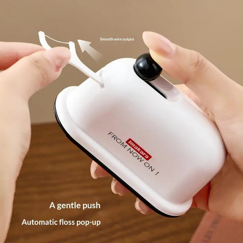 Automatic Dental Floss Pick Dispenser – Dustproof & Portable