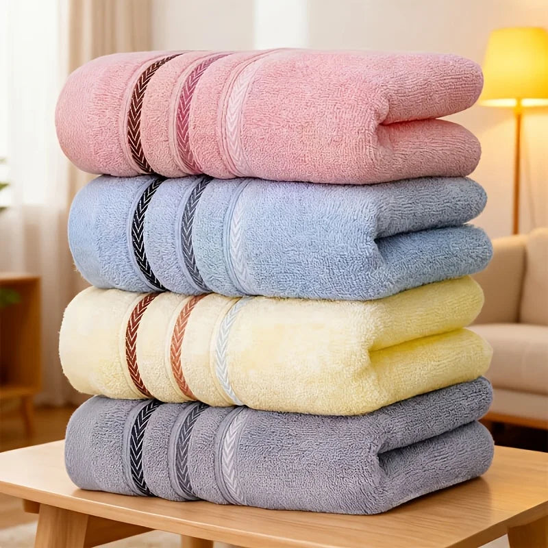 Thick Cotton Face Towels Absorbent Soft Hand Bathroom Kitchen Perfect