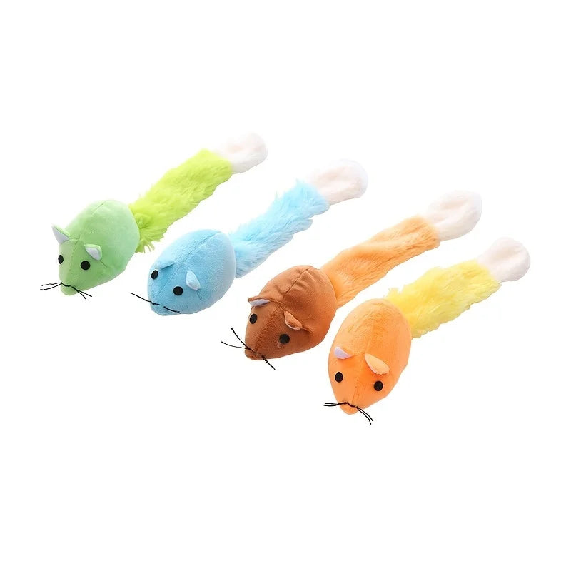 Long Tail Mouse Cat Teaster Toys Funny Pet Trainning Playing