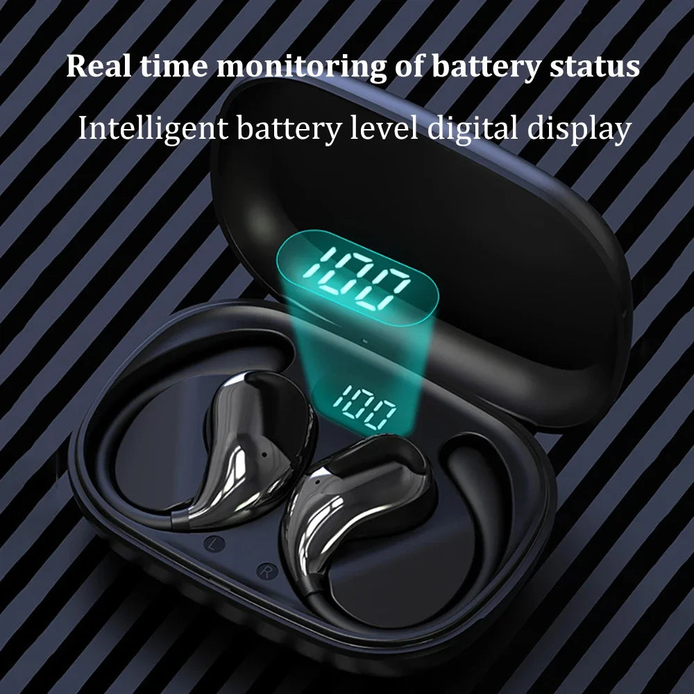 Bluetooth 5 4 Headphones Ear Hook Earphones TWS Wireless Headsets