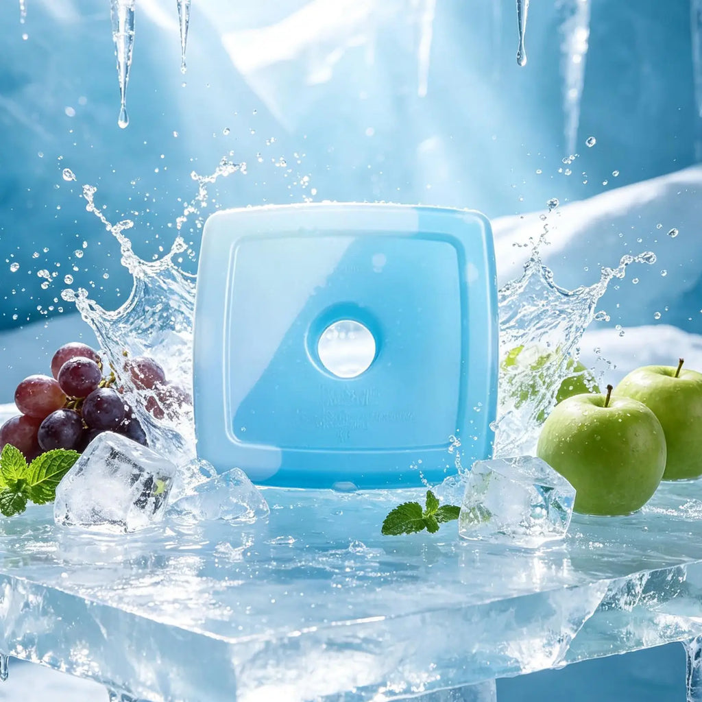 Reusable Ice Packs Slim Crystal Blocks Long Lasting Cold Lunch Boxes