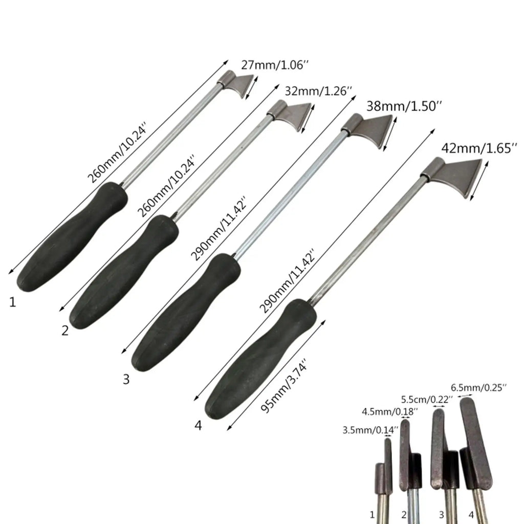 4Pcs Electrical Motor Pressing Plate Labor Saving Sturdy Wear Resistant Line Scribing Knife Motors Repair Tools for Motor Zpaxo