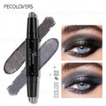 1PC Shimmer Colorful Double-Ended Glitter Eyeshadow Stick - Waterproof, High Pigmented, Long-Lasting, For Eyelids & Eye Creases Zpaxo 02