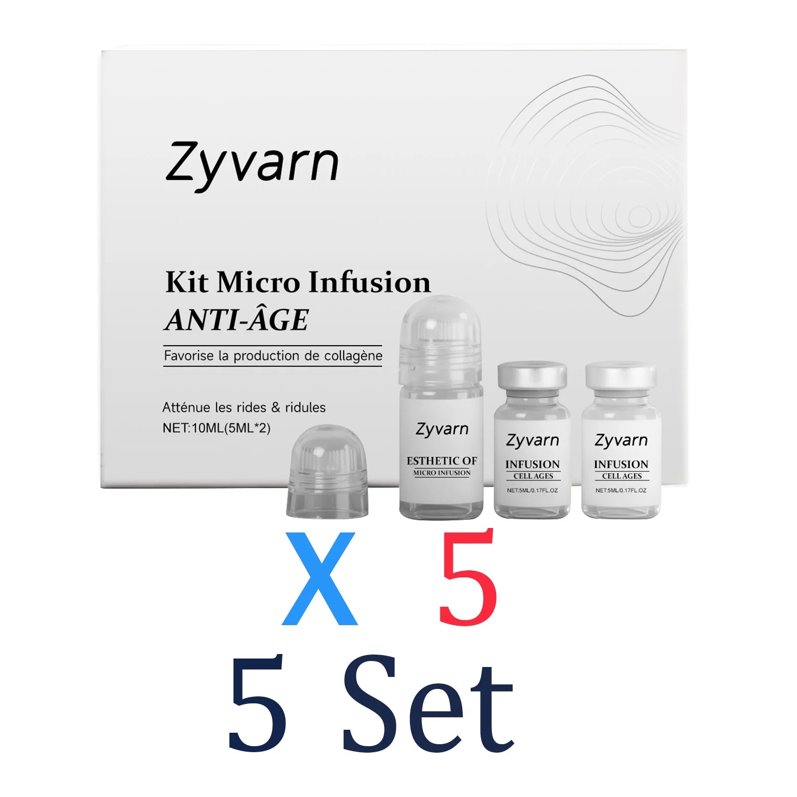 Microneedle Skin Care Day Cream Night Seasonal Transition Repair Zpaxo 5 Set