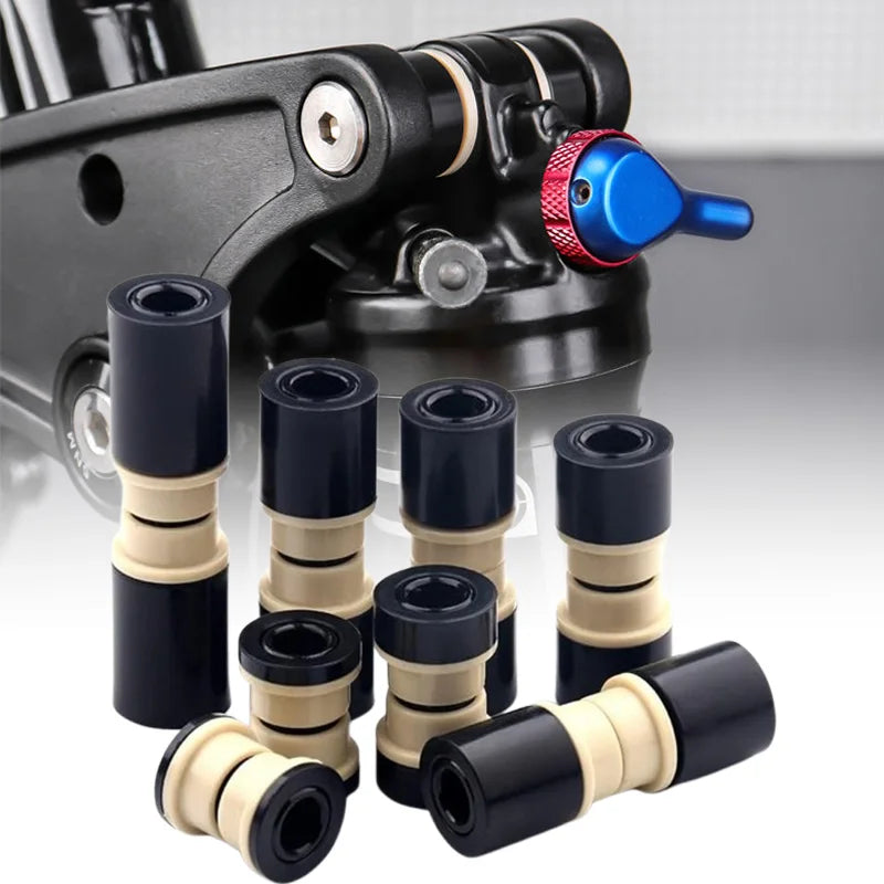 MTB Rear Shock DU Bushing Sleeve – ID 8mm OD 12mm, 22–68mm