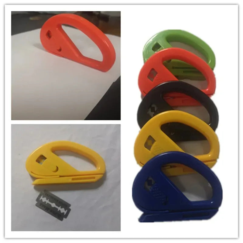 Easy-Glide Wrapping Paper Cutter – Safe Razor Blade Slicer Paper Cutter Tool Zpaxo